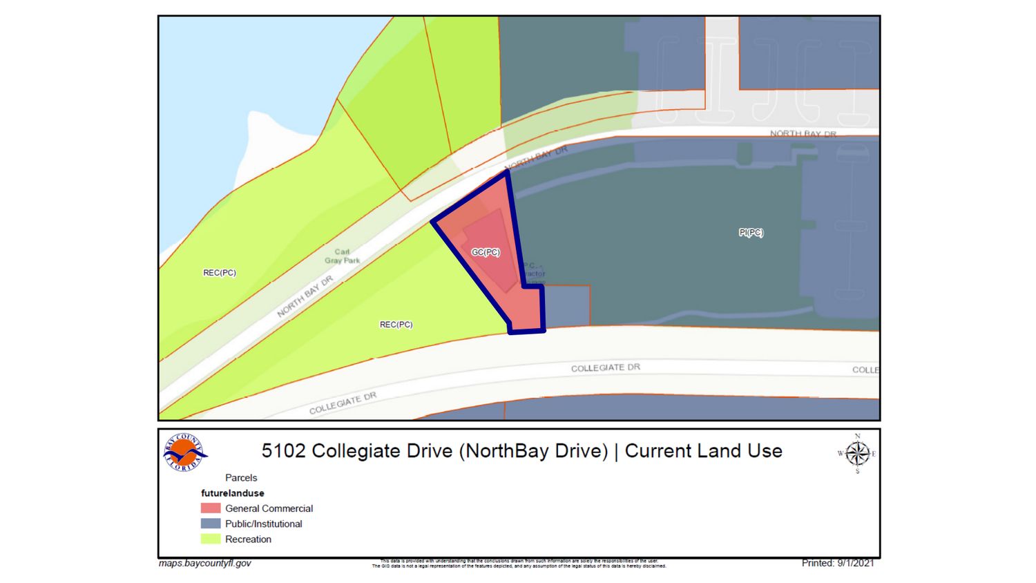 FSU & GCSC Campus Retail/ Office Building -Steps From Seminole Landing : 5102 Collegiate Dr, Panama City, FL 32405